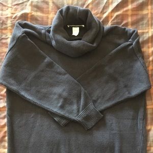 Tunic length sweater